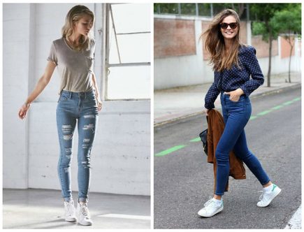 Consejos para usar tenis con jeans