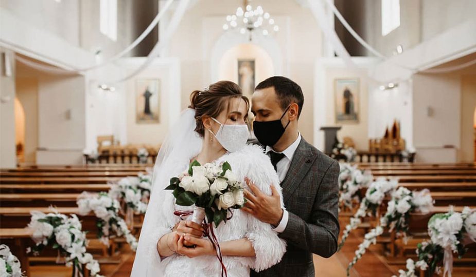 Una boda durante la pandemia de 2020