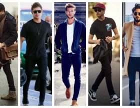 Hombres con diferentes pantalones..
