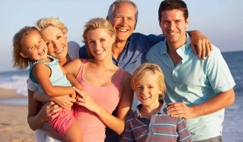 familia de vacaciones