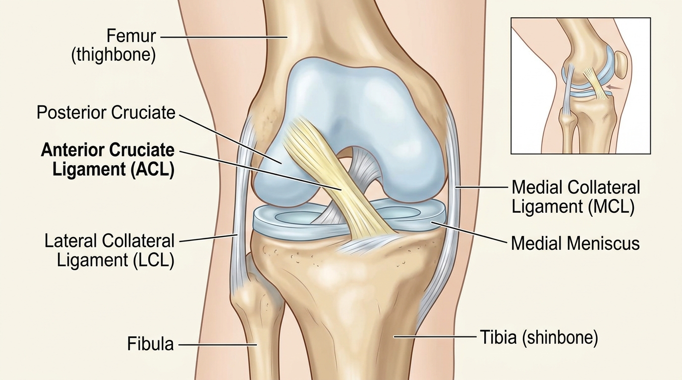Anatomia del ligamento cruzado